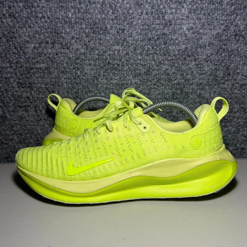Nike Infinity RN 4 Sneakers Vibrant Volt Lace Up Road Running Shoes Mens Sz 10.5